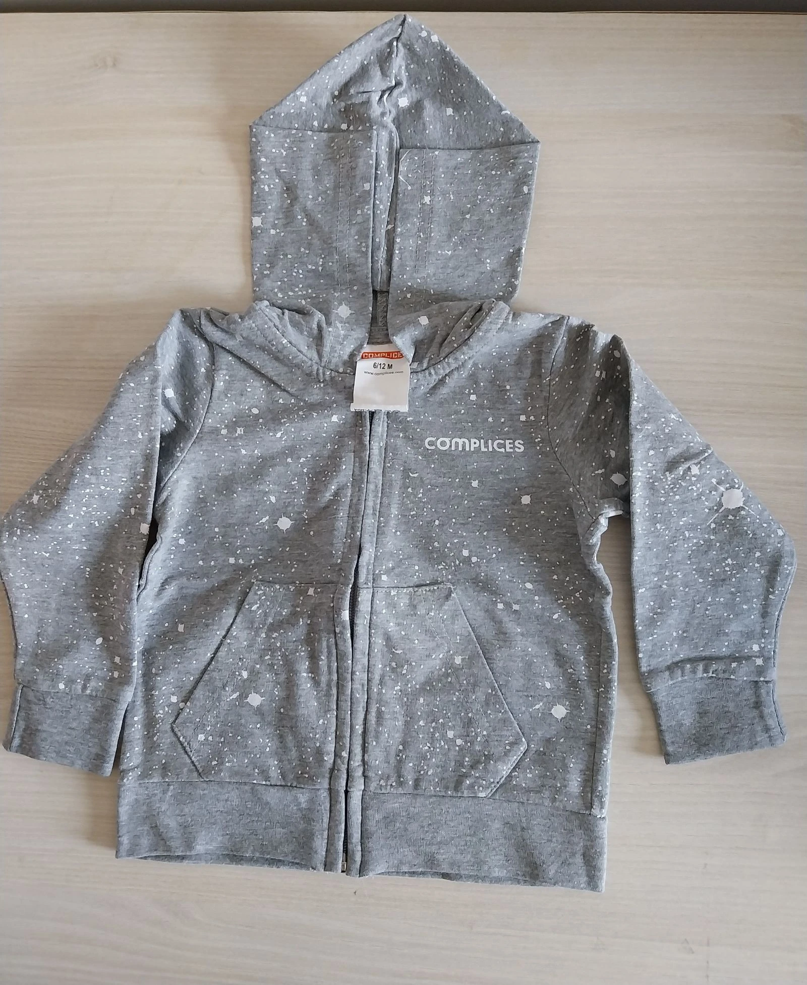 Light grey Complices girl jacket 6/12 months – photo 2